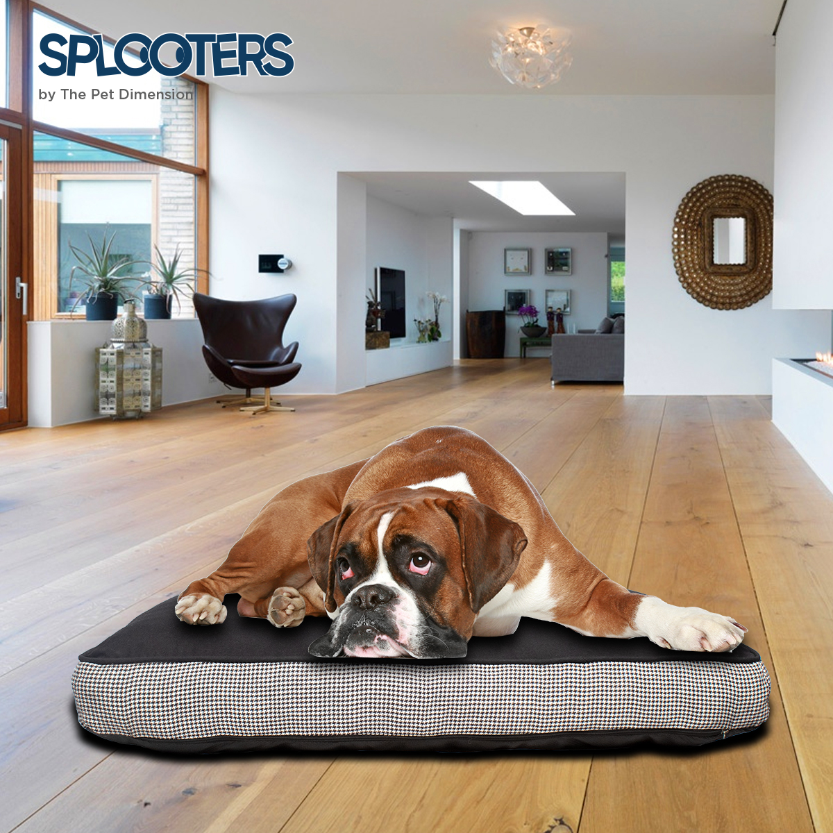 Houndstooth Fashionable and Comfortable Pet Mattress - The Pet Dimension